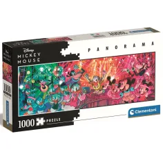 Disney klasiky – Mickey Mouse disco, panoramatické puzzle s 1 000 dielikmi – Clementoni