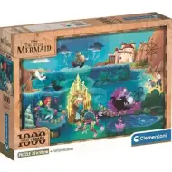 Disney Malá morská víla Mapa 1000ks puzzle s plagátom - Clementoni