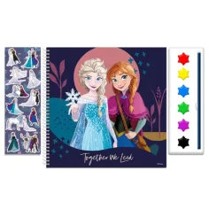 Disney: Ľadové kráľovstvo 2. Omaľovanka s vodovými farbami a nálepkami obrázok 2