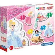 Disney Princess 4v1 Supercolor puzzle - Clementoni