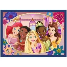Disney Princezné - 4 v 1 puzzle 4 x 88 ks - Trefl obrázok 2