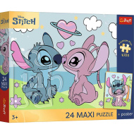 Disney Stitch a Angel 24-dielne Maxi puzzle - Trefl