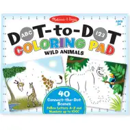 Divá zver zošit na spájanie bodiek - Melissa &amp; Doug
