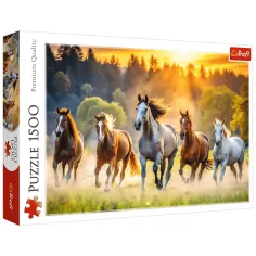 Divoké kone 1500ks puzzle - Trefl