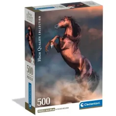 Divoký červený žrebec HQC 500 kusové puzzle - Clementoni
