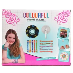 DIY Urob si to sám! set na výrobu náramkov s farebnými priadzami a perlami obrázok 3