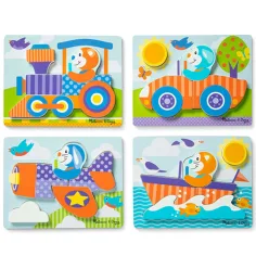 Dopravné vozidlá obrovské drevené puzzle - Melissa & Doug obrázok 5