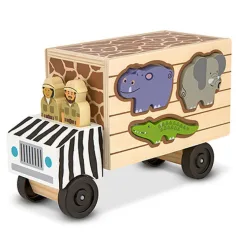 Drevená zvieracia skladačka - Melissa & Doug obrázok 3