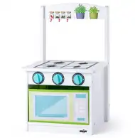 Drevená hračka, kuchyňa a malá stolička 2v1 - Woodyland