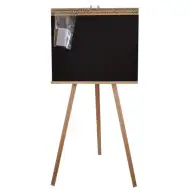 Drevená tabuľa na kreslenie s písaným ABC