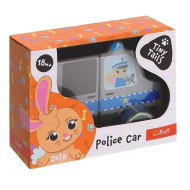 Drevené magnetické policajné autíčko Tiny Tails - Trefl