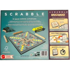 Drevené Scrabble Originál a Hra 2v1 - Mattel obrázok 2