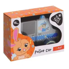 Drevené Tiny Tails magnetické policajné auto - Trefl