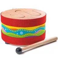 Drevený bubón 15 cm -Woodyland