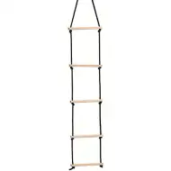 Drevený povrazový rebrík 180cm