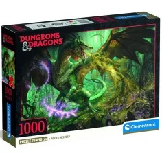 Dungeons & Dragons 1000-dielová skladačka - Clementoni