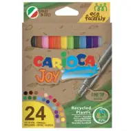 Eco Family Joy 24 dielny set farebných fixiek - Carioca