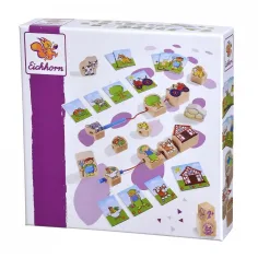 Eichhorn: Farmárske navliekacie drevené hračky 13ks - Simba Toys