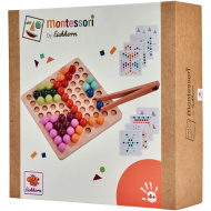 Eichhorn: Montessori kliešťová guľôčková skladačka vývinová hra