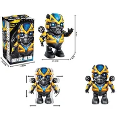 Elektrický tancujúci robot so svetlom a zvukom obrázok 2