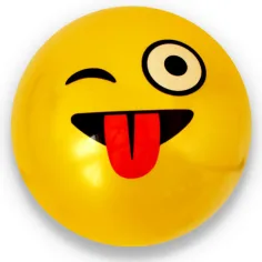 Emoji gumová lopta vo viacerých verziách 23cm obrázok 3
