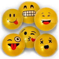 Emoji gumová lopta vo viacerých verziách 23cm obrázok 7
