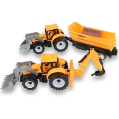 Engineering Truck: 2-dielny set, pracovný stroj s traktormi, prívesom a rydlom obrázok 3