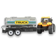 Engineering Truck: 2-dielny set pracovný strojov s traktormi, prívesom s cisternou a sudom obrázok 4