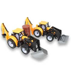 Engineering Truck: Bager-nakladač-traktoro v dvoch verziách 39cm obrázok 2