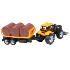 Engineering Truck: Traktor s prívesom a olejovými sudmi 28 cm obrázok 3