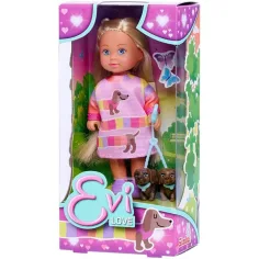 Evi Love: Évi bábika s dvoma šteniatkami - Simba toys