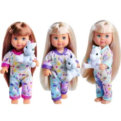 Evi Love: Évi bábika v pyžame s jednorožcom v rôznych variantoch - Simba Toys obrázok 2