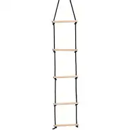 Drevený povrazový rebrík 180cm