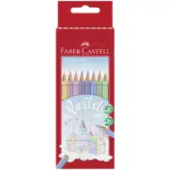 Faber-Castell: 10 dielny set pastelových farebných ceruziek