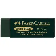 Faber-Castell: Beztriesková guma zelená