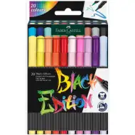 Faber-Castell: Black Edition 20-dielny set farebných fixiek