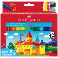 Faber-Castell Jumbo Fixky Sada – 24 ks „Hrad” set