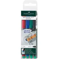 Faber-Castell: Multimark set alkoholových fixiek 0,6 mm 4 ks