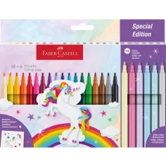 Faber-Castell: 24ks sada fixiek s jednorožcom