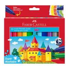 Faber-Castell: Umývateľná sada Jumbo fixiek 12 ks