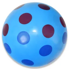 Farebná bodkovaná gumová lopta v rôznyh variantoch 22cm obrázok 2