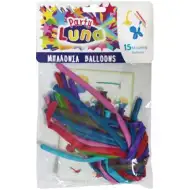 Farebné balóny na modelovanie 15 dielne balenie
