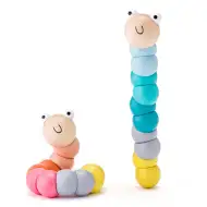 Farebný červík, baby hračka - Woodyland