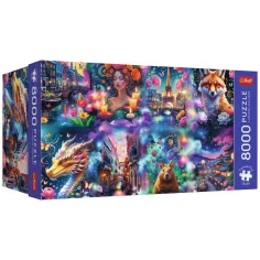 Farebný svet prémiový 8000 ks puzzle – Trefl