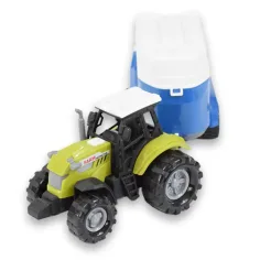 Farm Truck: Traktor s prívesom na prepravu koňa so svetlom a zvukom 23cm obrázok 4