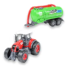 Farmársky set: Poľnohospodársky traktor s prívesom v štyroch variantoch obrázok 3