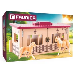 Faunica: Fúrik s koňom s figúrkami 3ks herný set – Woodyland