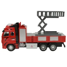 Fire Truck: Hasičské auto so zdvíhacím košom, zotrvačníkom, svetlom a zvukom 20cm obrázok 5