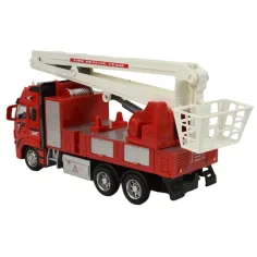 Fire Truck: Hasičské auto so zotrvačníkom, žeriavom, svetlom a zvukom 20cm obrázok 3