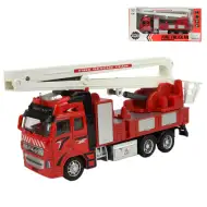 Fire Truck: Hasičské auto so zotrvačníkom, žeriavom, svetlom a zvukom 20cm